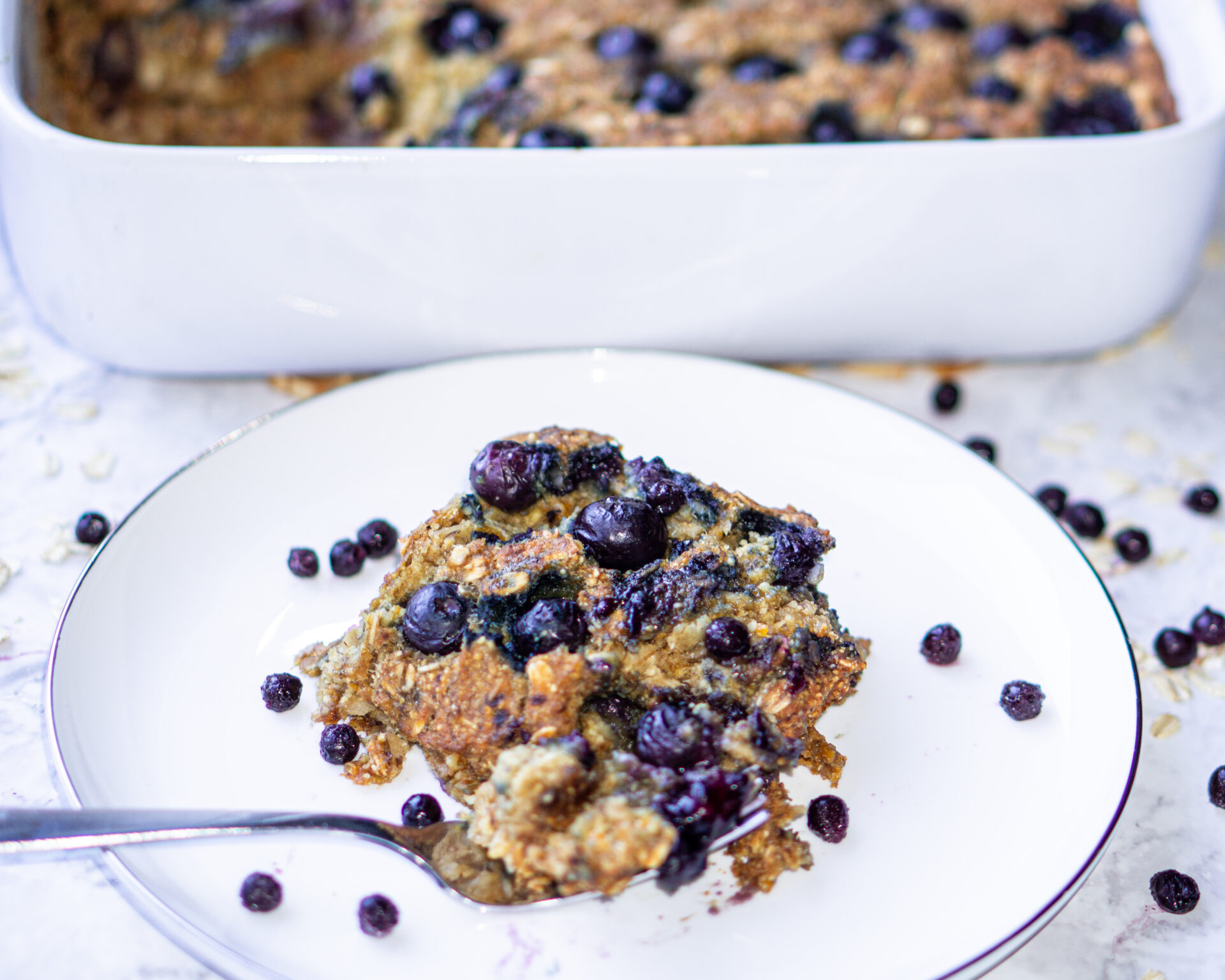 Baked Blueberry Oats