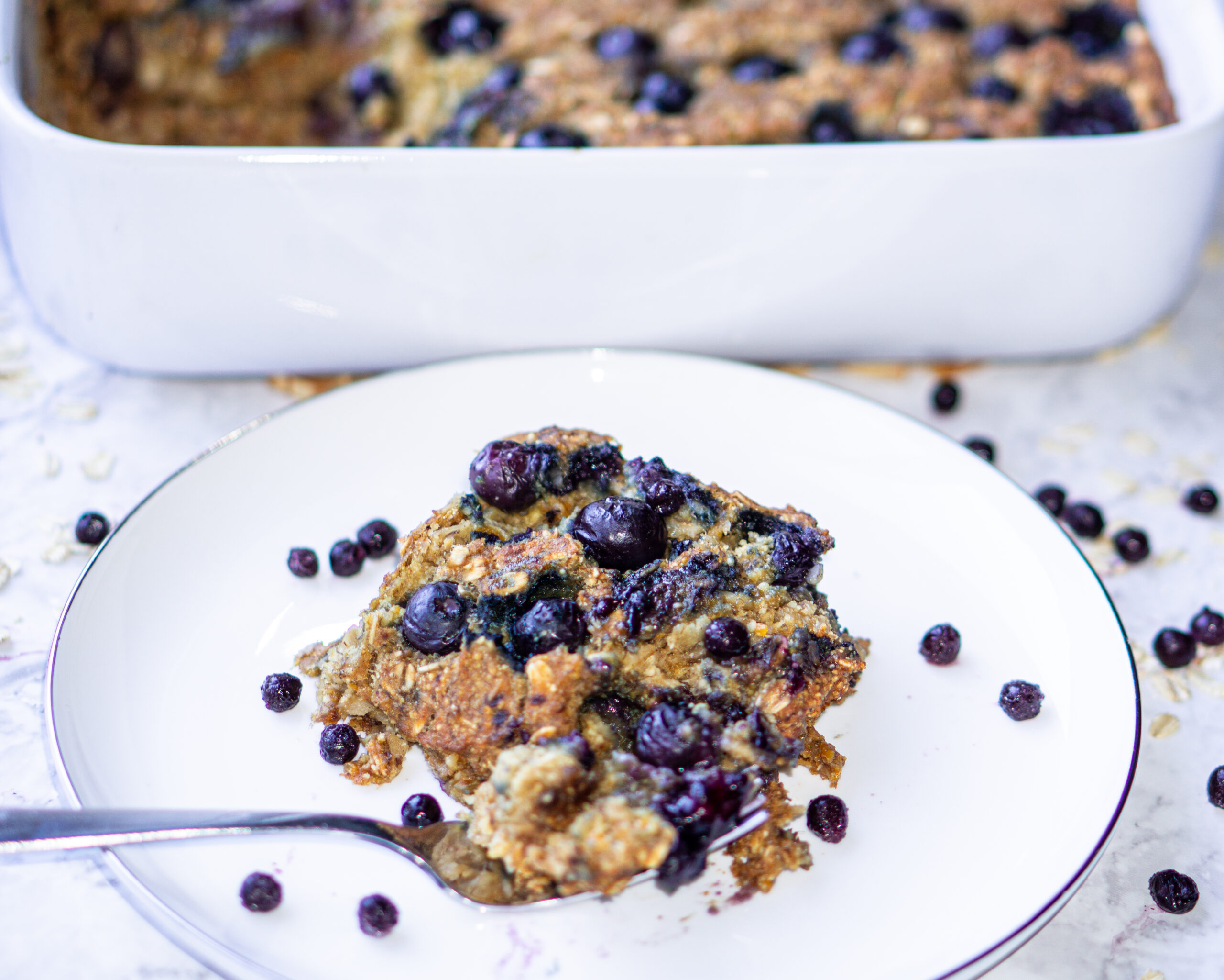 Baked Blueberry Oats