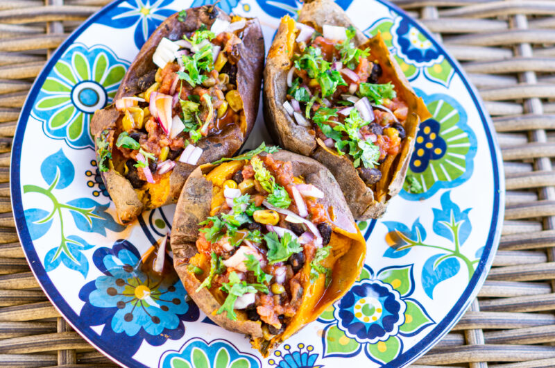 Loaded Sweet Potatoes