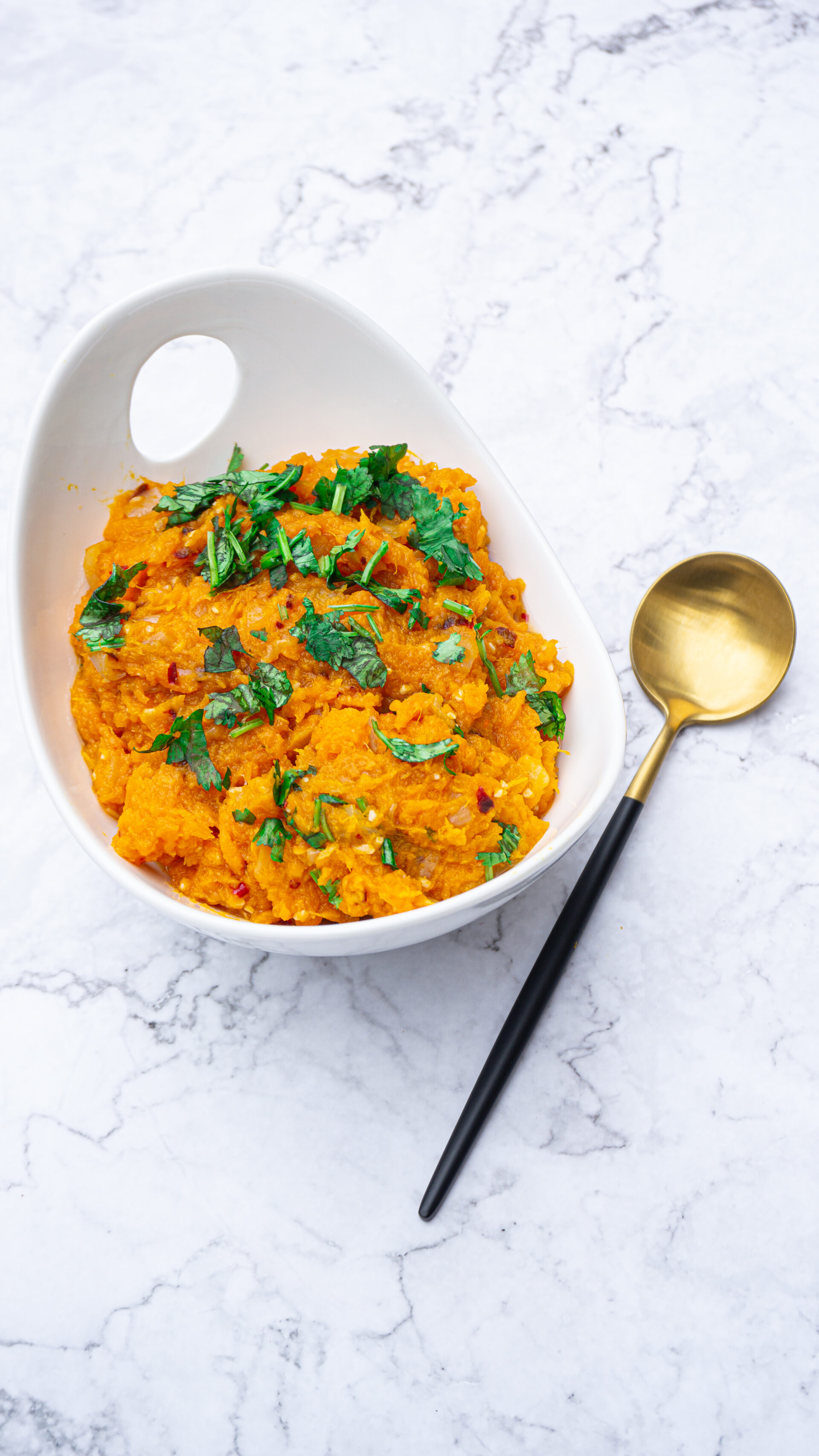 Mashed butternut squash