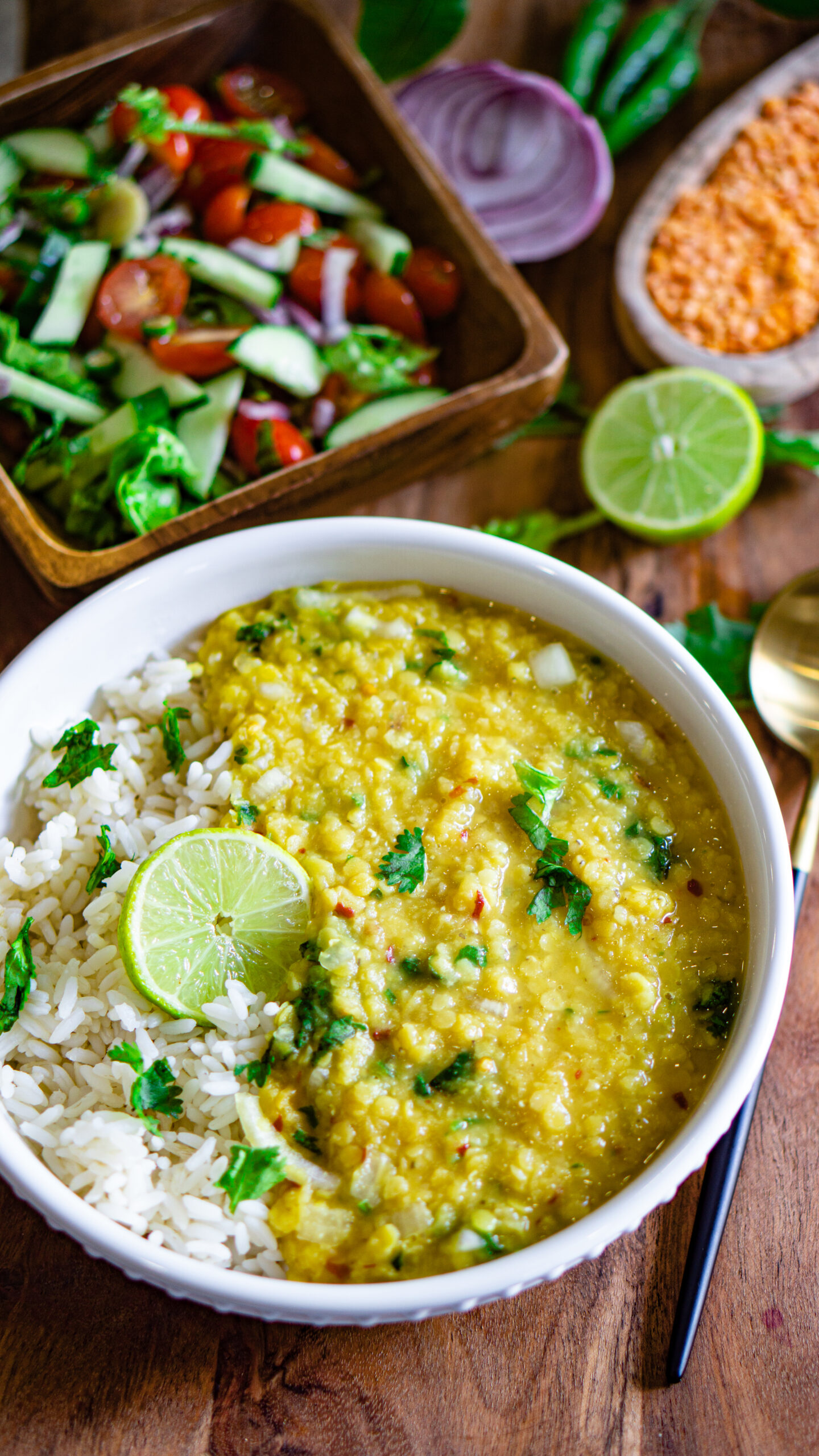 Easy Red Lentils Dal