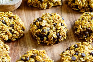 healthy pumpkin oat cookies