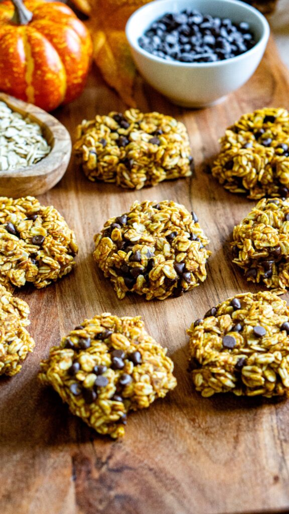 Healthy Pumpkin Oat cookies