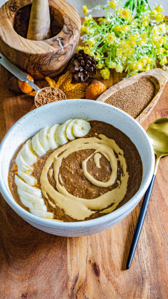 Chocolate & PB Teff Porridge