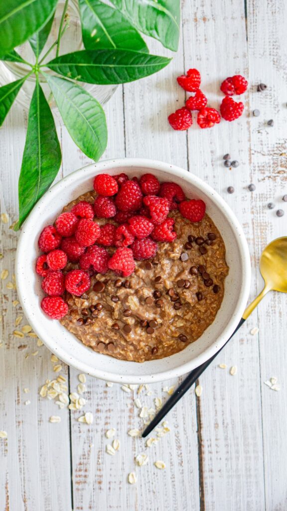 Chocolate Oats (with Cauliflower rice)