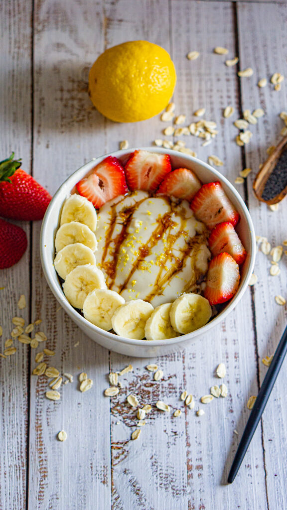 Lemon Poppyseed Oatmeal
