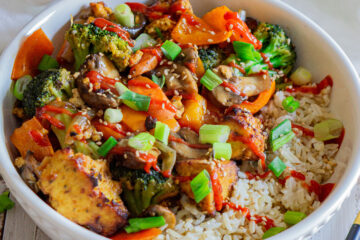 ginger tofu stir fry