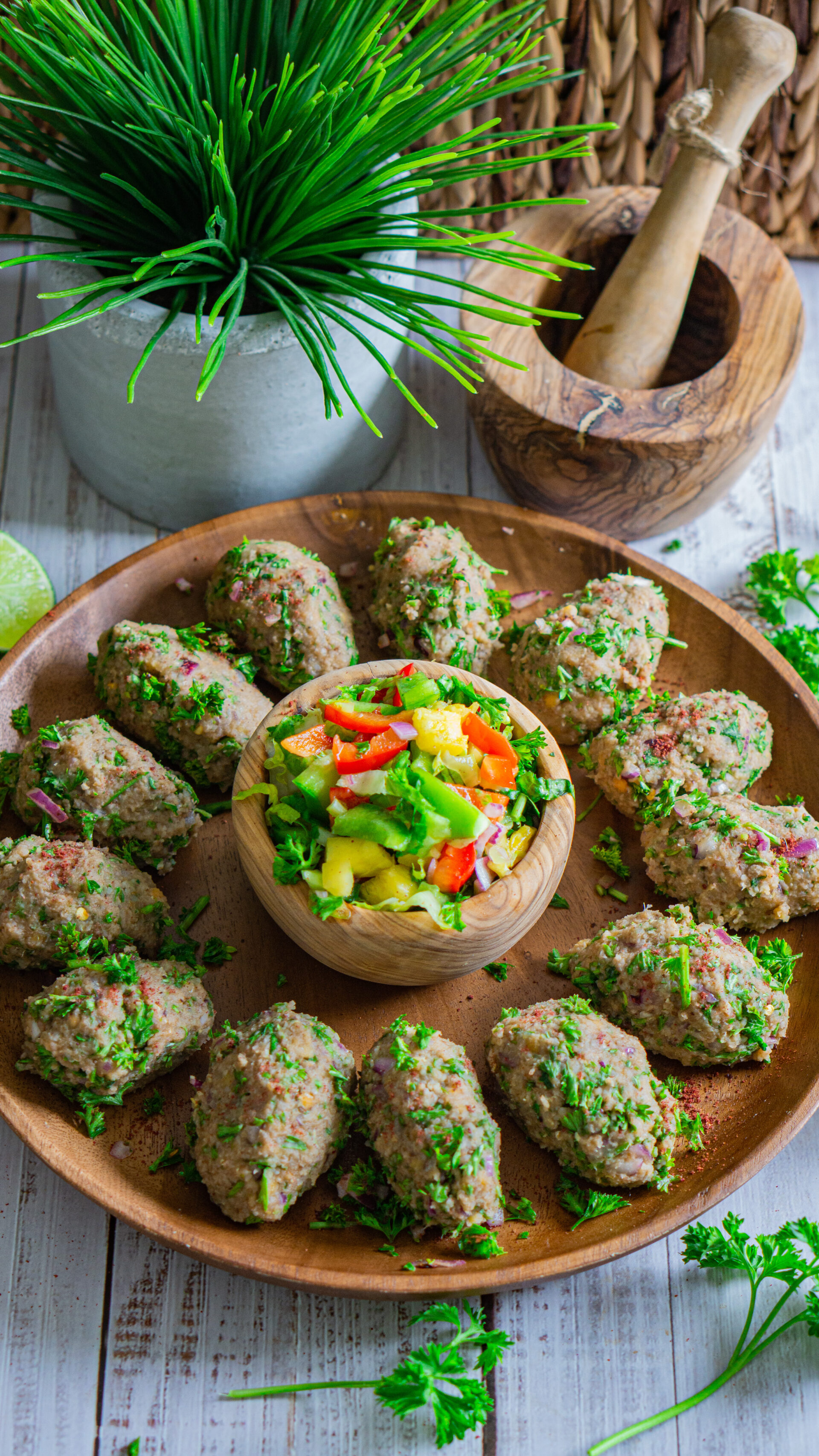 Bulgur & lentil Patties