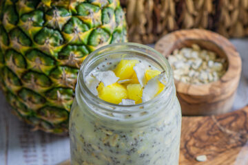 pina colada overnight oats