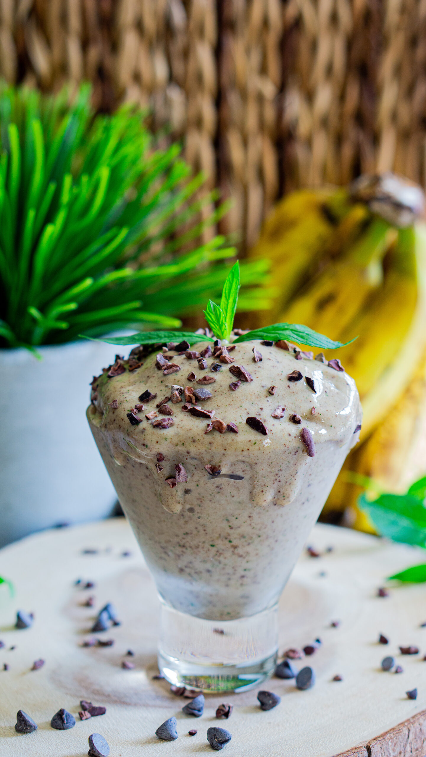 Chocolate Mint Nice-Cream