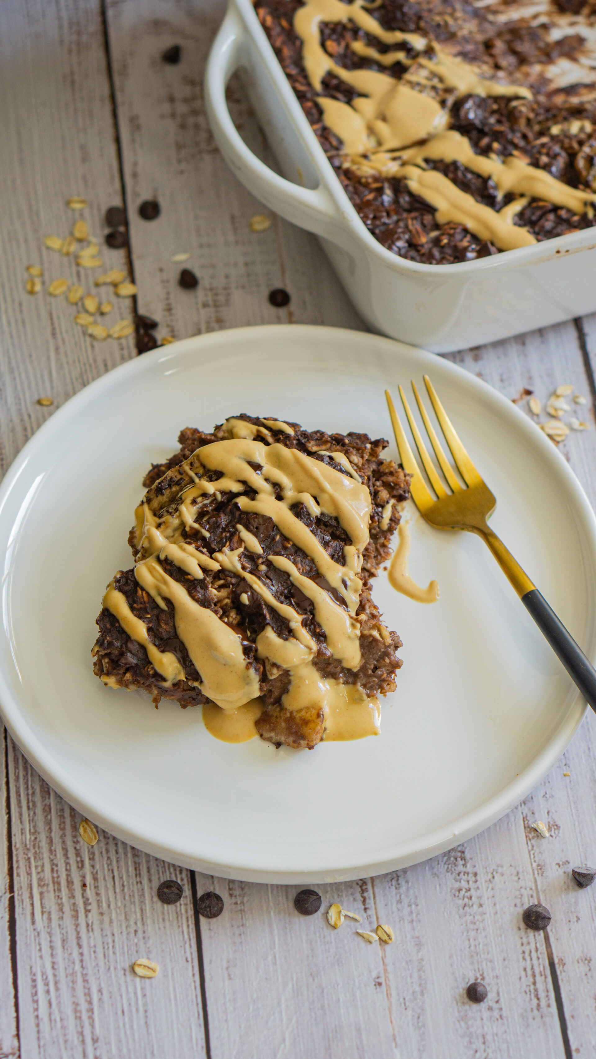 chocolate baked oats
