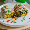 Scrambled Tofu Burrito