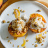peach dessert