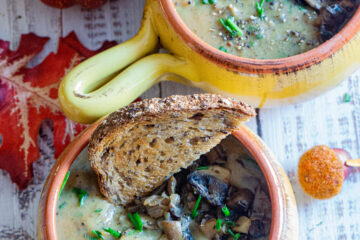 mushrooms soup