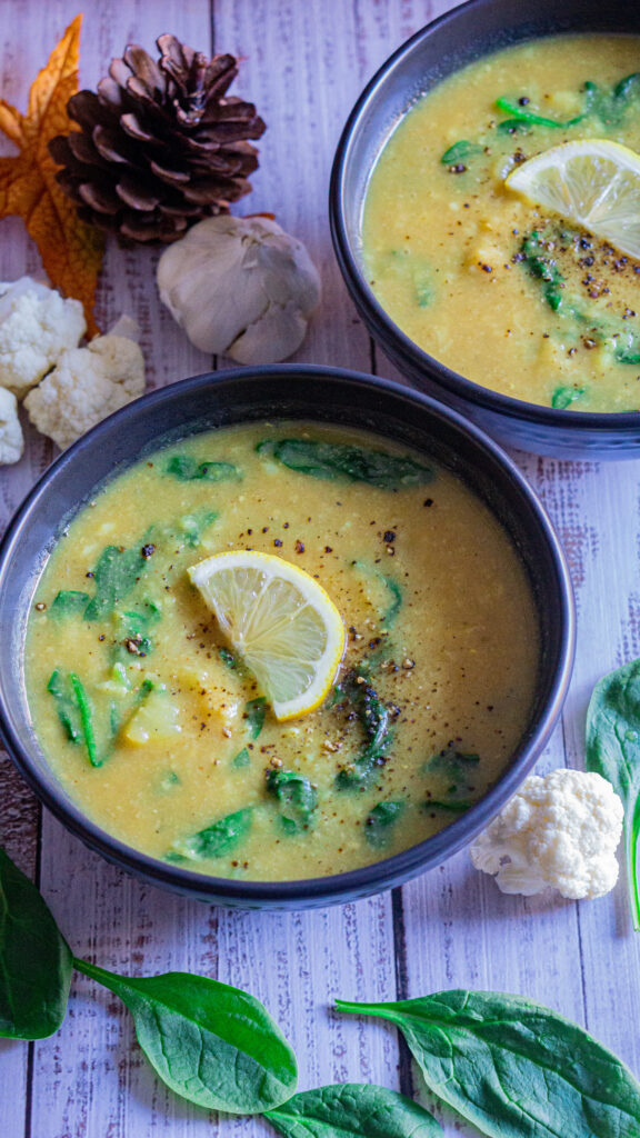 Curried Cauliflower & Potato Soup