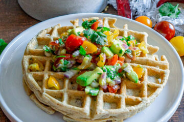 Lentil waffles