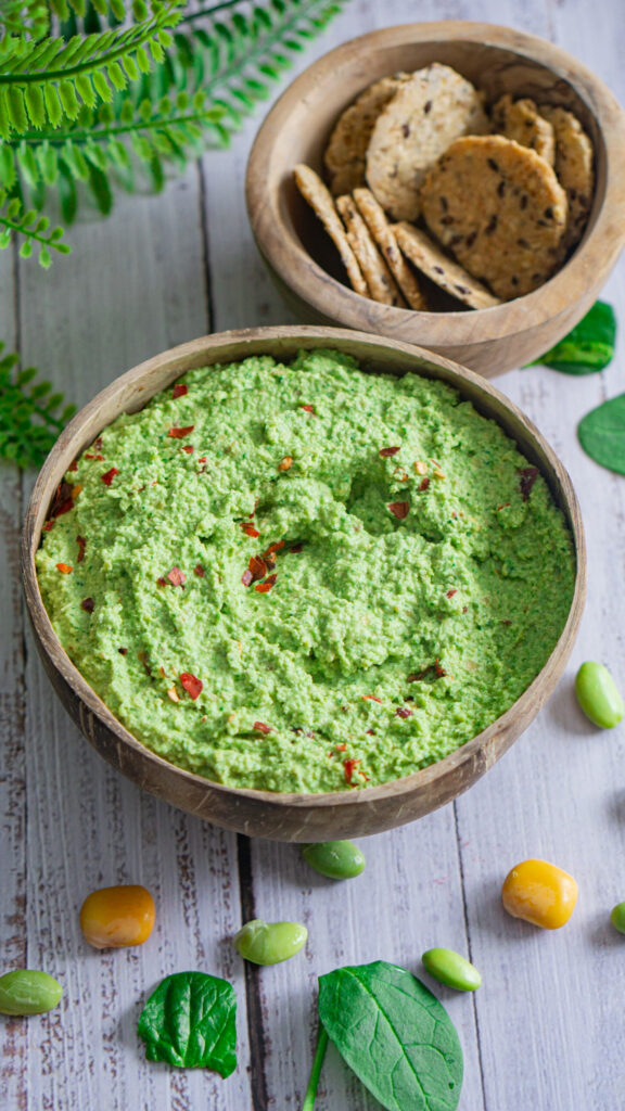 Lupini beans & edamame humus
