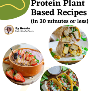 30 High Protein Plant Based Meals