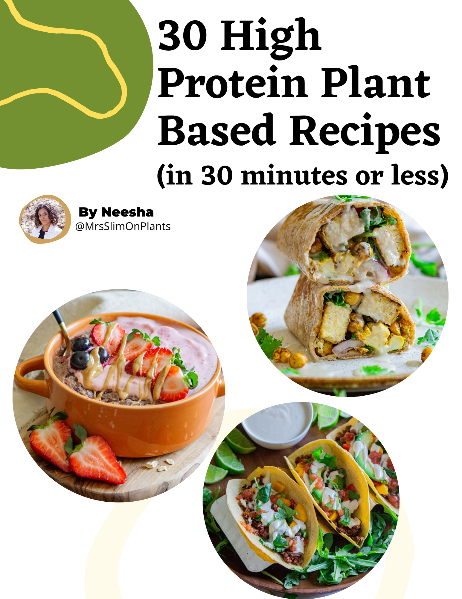 30 High Protein Plant Based Meals