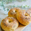 high protein bagels