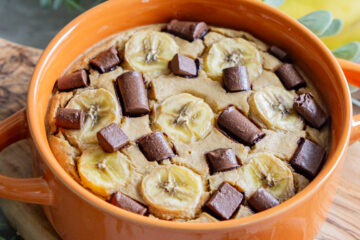 Banana bread baked oats