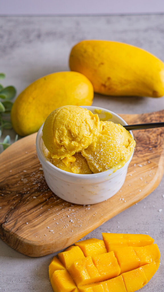 Mango Ice-Cream (Dairy Free- Vegan)