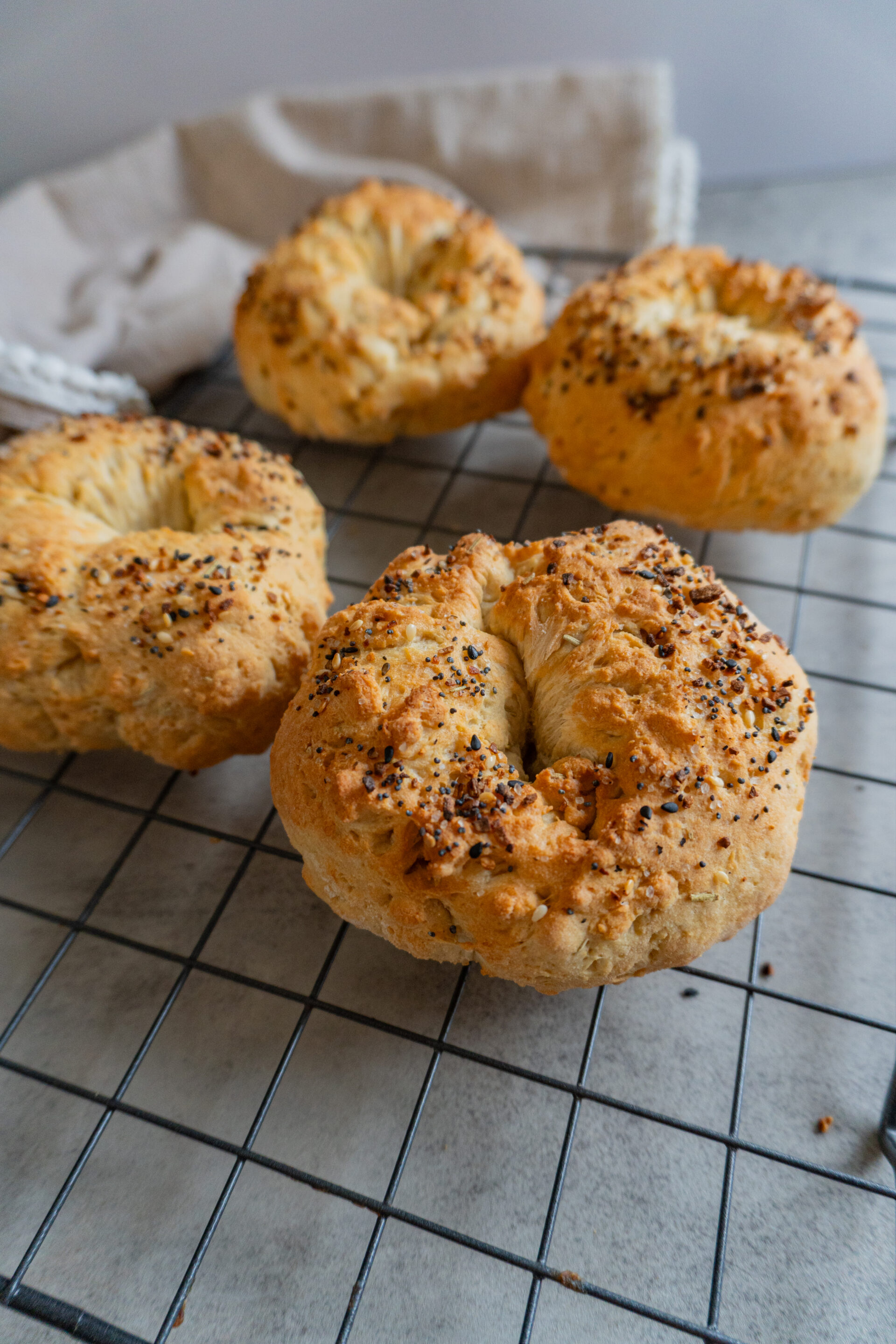 High Protein Bagels