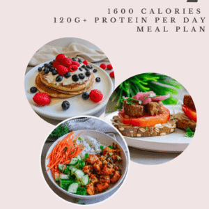 1,600-Calorie Vegan Meal Plan with 120g+ Protein Per Day