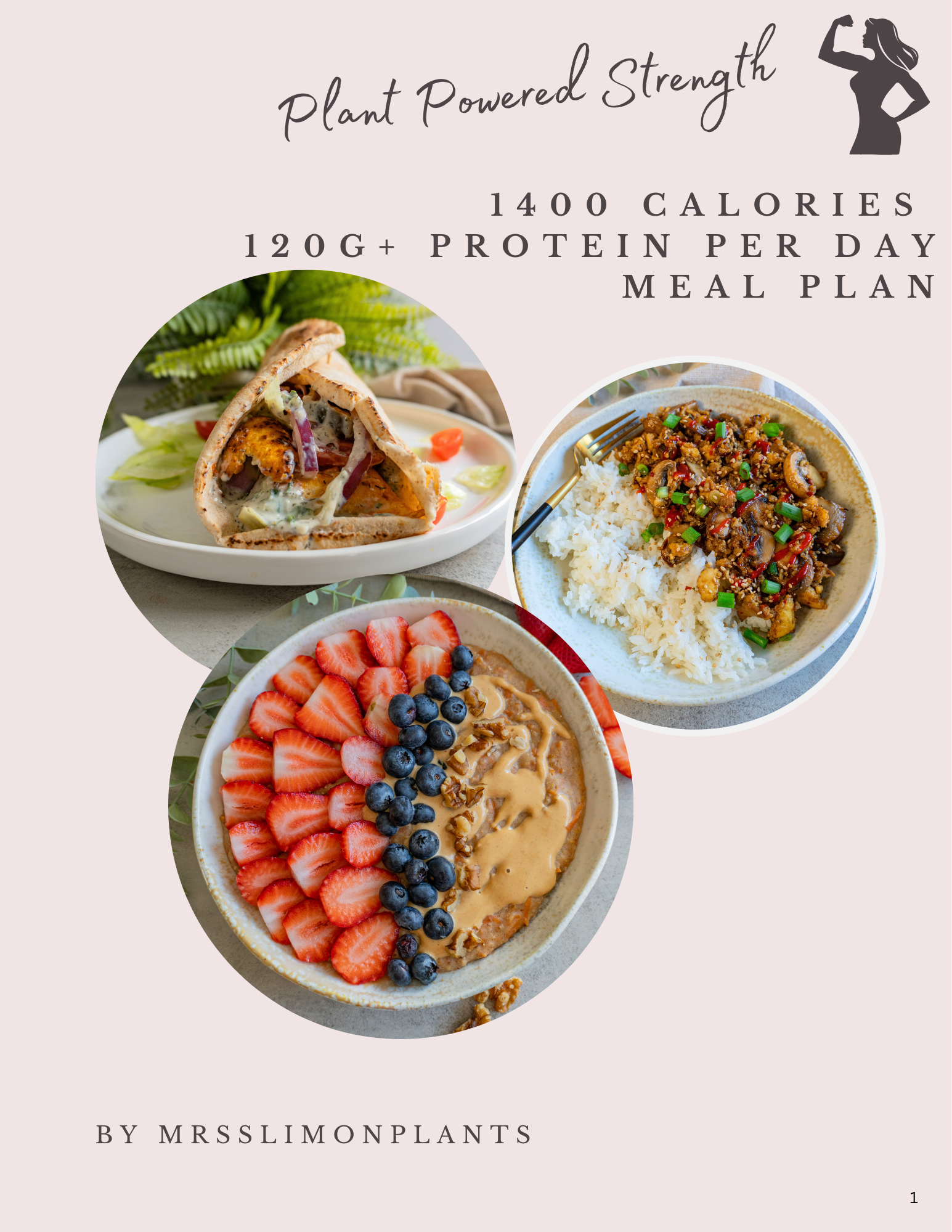 1,400-Calorie Vegan Meal Plan with 120g+ Protein Per Day