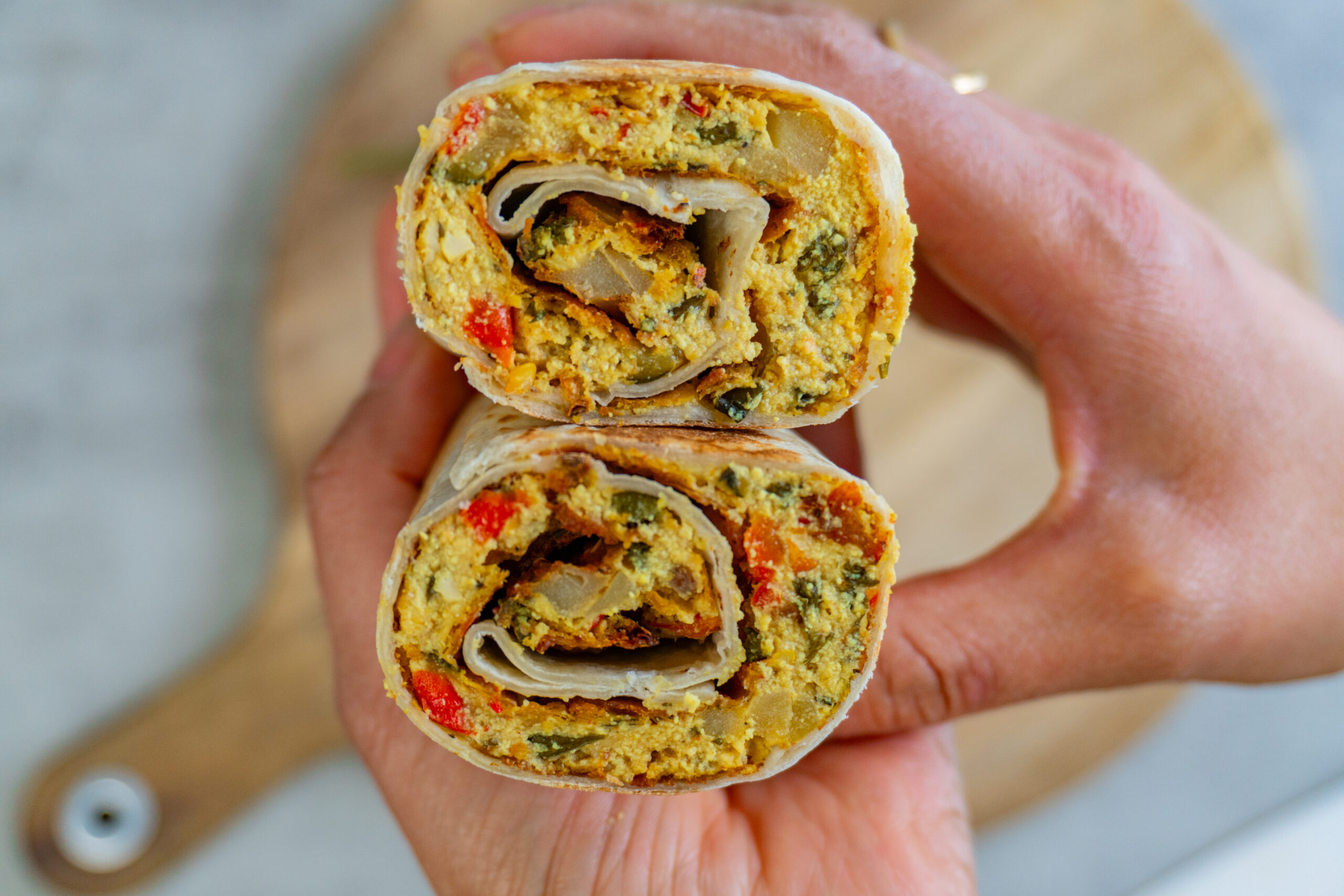 High-Protein Vegan Breakfast Burritos for Meal Prep